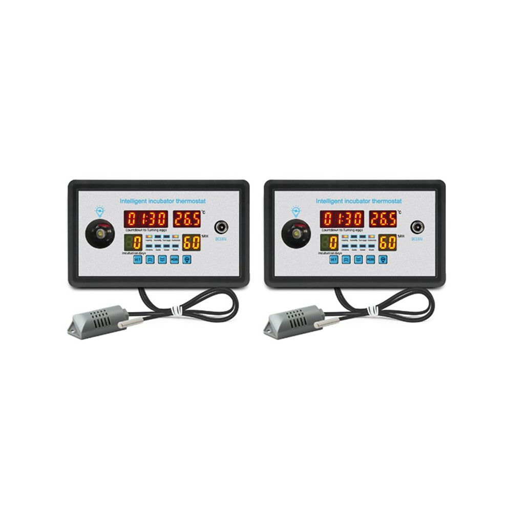 2X Thermostat Digital Zfx-W9002 Thermostat Temperature Humidity Control Incubator 360 Automatic Egg Turning 12V 4711528036032