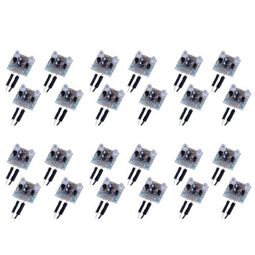 24-Piece Set 5mm LED Flash DIY Kit Electronic  Kit PCB Circuit Welding Skills Learning Training Kit