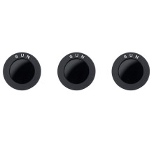 3pcs 1.25 Inches Black Solar Filter Astronomical Telescope Accessories Optical Glass Lens Optical Filter M28X0.6