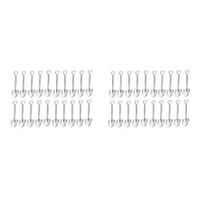 40 Pack Shovel Shape Espresso Spoons, 4.7 Inches Stainless Steel Coffee Spoons , Small Spoons for Dessert,Tea