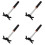 4X Retractable Billiard Cue Stick Bridge with Bridge , Billiard Pool Cue Accessory for Pool Table,Bridge ,Black 1