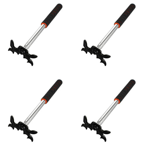4X Retractable Billiard Cue Stick Bridge with Bridge , Billiard Pool Cue Accessory for Pool Table,Bridge ,Black