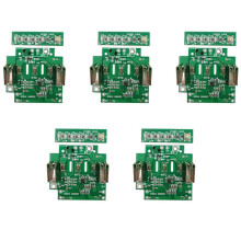 5X for 18V BAT610 BAT609 BAT618 Lithium Ion Battery Box Charging Protection Circuit Board PCB