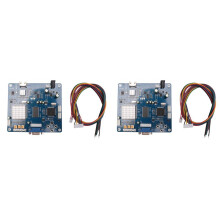 2X PłYtka Konwertera WyjśCia Wideo HD VGA/RGB/CGA/EGA/YUV na -Kompatybilna z WyjśCiem Wideo Automatu do Gier Arcade Niebieski