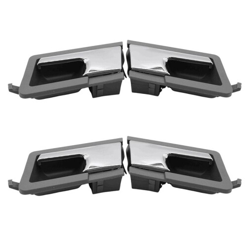 4x Car Interior Chrome Left/Right Inner Door Handle Replacement for  T4 1990-2003 Car Accessories