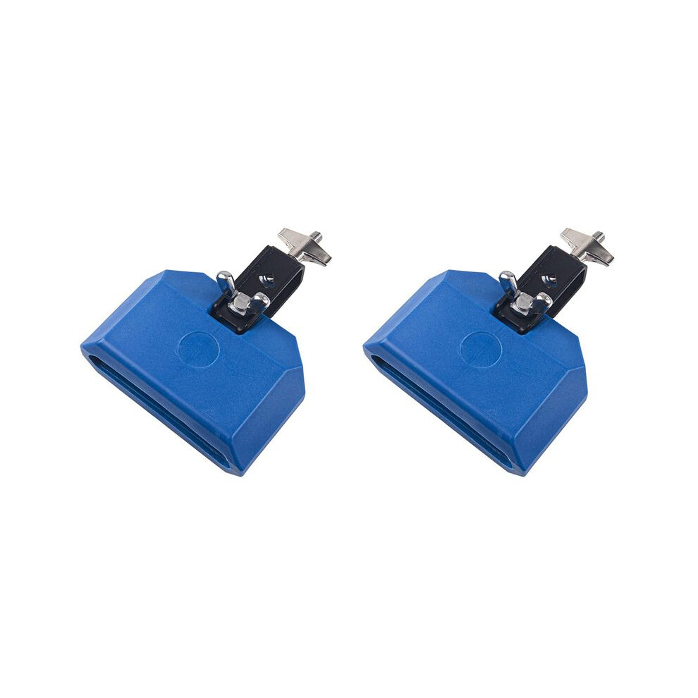 2Pcs 5 Inch Jam Block,Plastic Musical Percussion Block Compatible With Latin Drum Instrument () 4713416166807