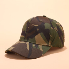 (Army Green) Baseball Cap Camouflage Adjustable Unisex Baseball Cap Sports Tennis Street Sun Hat