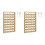 2X 48 Spool Sewing Thread Stand,Wall Mount Sewing Thread Stand with Hook,Wooden Embroidery Organizer for Sewing 1