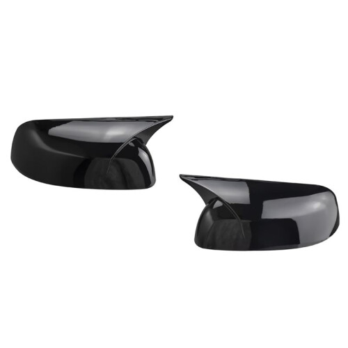Rearview Mirror Cover Side Mirror Cap Trim Accessories for  Explorer 2011-2019 Bright Black