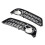 2Pcs Front Bumper Lower Fog Light Lamp Grilles for  A5 2008 2009 2010 2011 1
