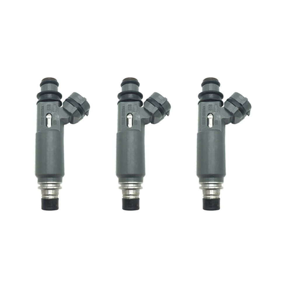 3Pcs Car Fuel Injector Nozzle For Protege 1.5L 1.6L 1997-2003 195500-3110 Gray 4713609612531
