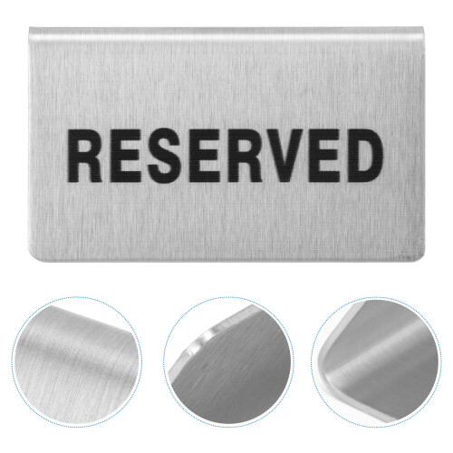 Table Number Holder Silber 1 Stk 3,9x2,4 Zoll 1