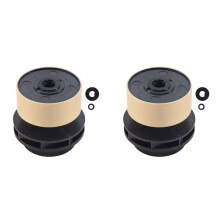 2Pcs 161A0-39015 Auxiliary Water Pump Inner Rotor for Prius ZVW30 2010-2015 CT200H Coolant Pump Rotor