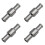 4 Stk 10 mm Backventil Broms ServoföRstäRkare Ingen Retur Inline EnväGsventil Backventil Vakuumslang Aluminiumventil 1