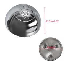 5X 6 Speed Chrome Gear Shift Knob Cap Cover Shifter Lever Handball Case Cover for Giulietta 2010- 55346345