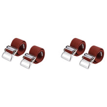 Silt Leg Bands Straps, RéGlable Comfort Drywall Stilts Leg Band Straps Loop Home Improvement Replacement Part 4Pcs
