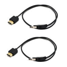 2X for 1.4 Male to USB 2.0 Plug Adapter Connector Charger Converter Cable