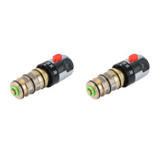 2X Brass Thermostatic Valve Temperature Control Ceramic Valve for Solar Water Heater Valve Parts Ceramic Mixer Tap