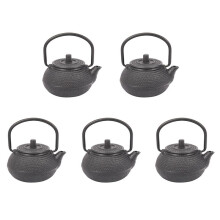 5X 50Ml Style Japonais Fonte de Fer Bouilloire Théière Vient+ Crépine Théière