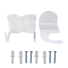 Clear Acrylic Guitar Wall Hanger, SpaceSaving Electric Guitar Wall Mount with Secure Stable Hold
