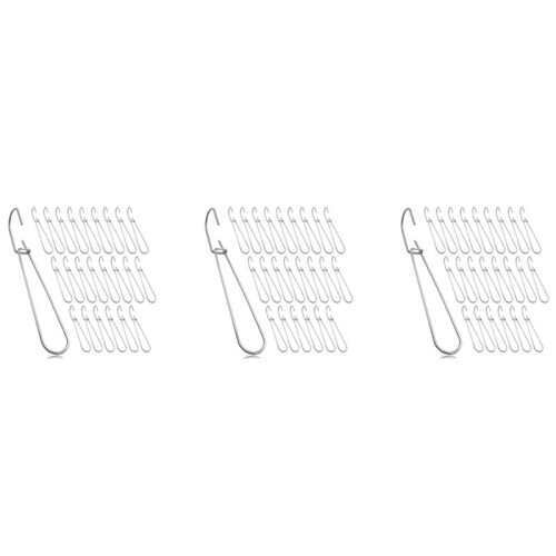 72 Pcs 7.3 Inch Metal Pattern Hooks Sewing Pattern Making Hanging Hanger