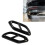 1 Pair ABS Exhaust Pipe Cover for GLC-X254 Black 15