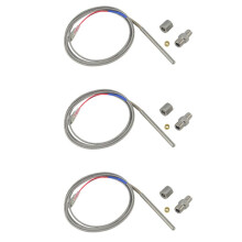 3X para el Sensor de Temperatura de los Gases de Escape Sonda de Termopar Tipo K de Egt Sensor de Temperatura de Escape Sensor de Temperatura de