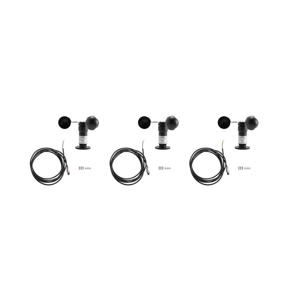 3X Pulse Signal Wind Sensor Digital Anemometer Pulse Signal Output Wind Speed Sensor Anemometer Anemometer 4713305961407