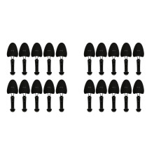 Organisateur Support de Botte de Civière D'Arbre Chaussures pour Homme Longueur Réglable En Plastique Pratiques 10 Paires (Noir)