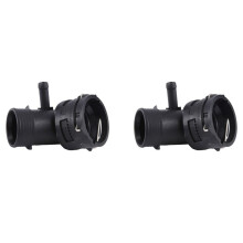 2X Neuer Auto-KüHlwasserschlauch-Anschluss, Oberes Rohr, KüHleradapter für Q7, 7L TDI 7L6122291H
