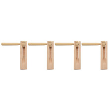 8X Wooden Ratchet Noise Maker Grogger Traditional Matraca for Parties Sports Events and Celebrations