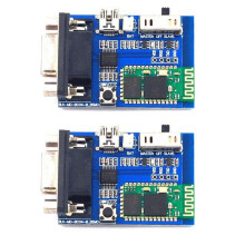 2X BC04-B  Serielles Anschluss Modul Demoversion Drahtlose Serielle Anschluss Kommunikation RS232 Datenübertragungsmodul