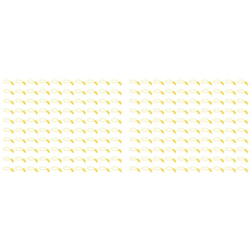 200 Plastic Tamper Seals, Numbered Zip Ties Tags,Disposable Self Locking Signage for Fire Extinguisher,Shipping,250mm E