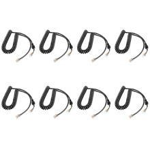 8X Car Hand Speaker Microphone Cable for MH-48 MH-48A6J FT-8800R FT-8900R FT-7900R FT-1807 FT-7800R FT-2900R