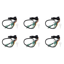 6X Zünd Schlüssel Satz für Außen Bord Motor Steuerungs Box 703-82510-43-00