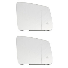 2X Right Side Mirror Rearview Mirror Glass Heated Blind Spot Assist for - G GL ML GLE Class W164 2009-2019