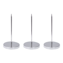 3X Fourchette de Documents En Acier Inoxydable Stand pour Recueillir Les Documents