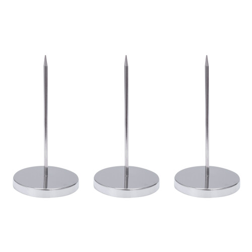 3X Fourchette de Documents En Acier Inoxydable Stand pour Recueillir Les Documents