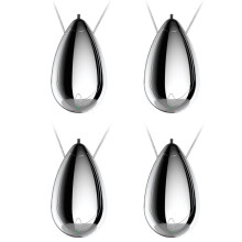 4X Wearable Air Purifier, Personal Travel Size Air Purifier, Necklace & Portable USB Charging Smoke Purifier Silver