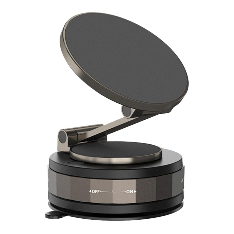 Magnetic Car Phone Mount With Vacuum Suction Base, 360 Adjustable Dashboard Holder For All Smartphones 9771547306993