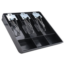3-Grid Money Cash Coin Register Insert Tray Replacement Cashier Drawer Storage Register Tray Box Classify Store