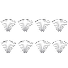 120Pcs Cocktail Picks, 4 Inch Reusable Stainless Steel Martini Picks Cocktail Toothpicks for Olives Appetizers Sandwich