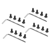16Pcs Scooter Handlebar Front Fork Tube Screws with Hexagon Handle Replacement Parts Kits Compatible with M365 Es2