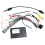 Car Android Radio Wiring Harness with CAN Bus Decoder Plug , Power Cable Connector for  Taliant Dacia Sandero 2