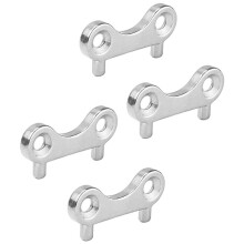 4 STUKS Marine Boot Gas Cap Sleutel Rvs Gas Water Brandstoftank Vullen Filler Tool Marine Jacht Boot Accessoires