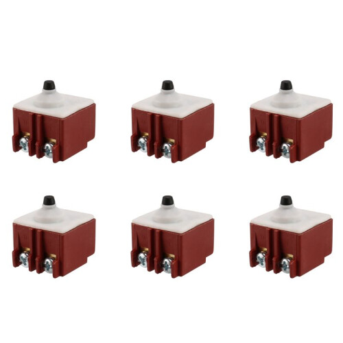 6X Angle Grinder AC 250V 6A 125V/12A DPST Pushbutton  for  6-100