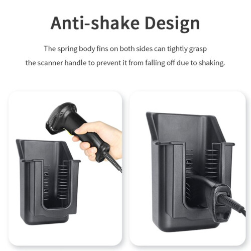 Wireless Barcode Scanner Holder Handheld USB Receiver Bar Code Mount Adjustable Cradle Stand 2