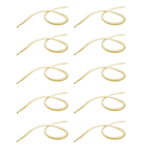 10 Pièces 75cm Archet de Violon en Crin de Cheval Naturels - Blanc