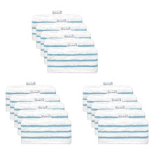 Pack of 15 Washable Microfiber Pads for Steam Mop Replacement Cover Compatible with FSM1616, FSM1630