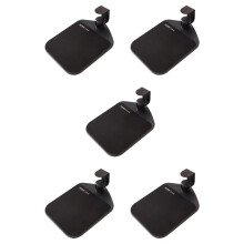 5X Jincomso Drehbares Festes 360 Grad Maus Pad, Maus Ablage ZubehöR, Handgelenk Schutz Maus Pad, Computer Handbahre, Schwarz